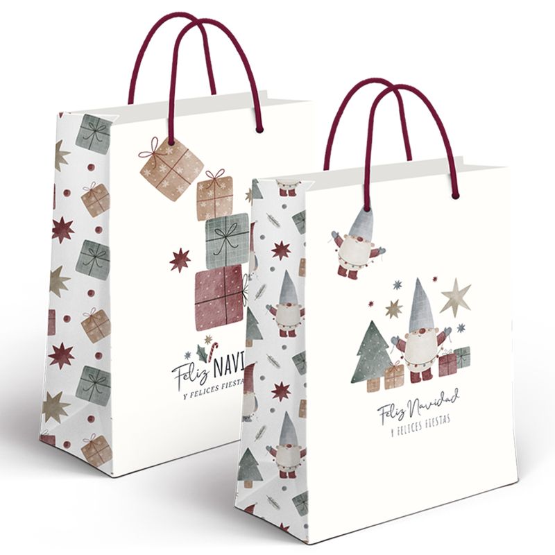 BOLSA PAPEL XL NAVIDAD