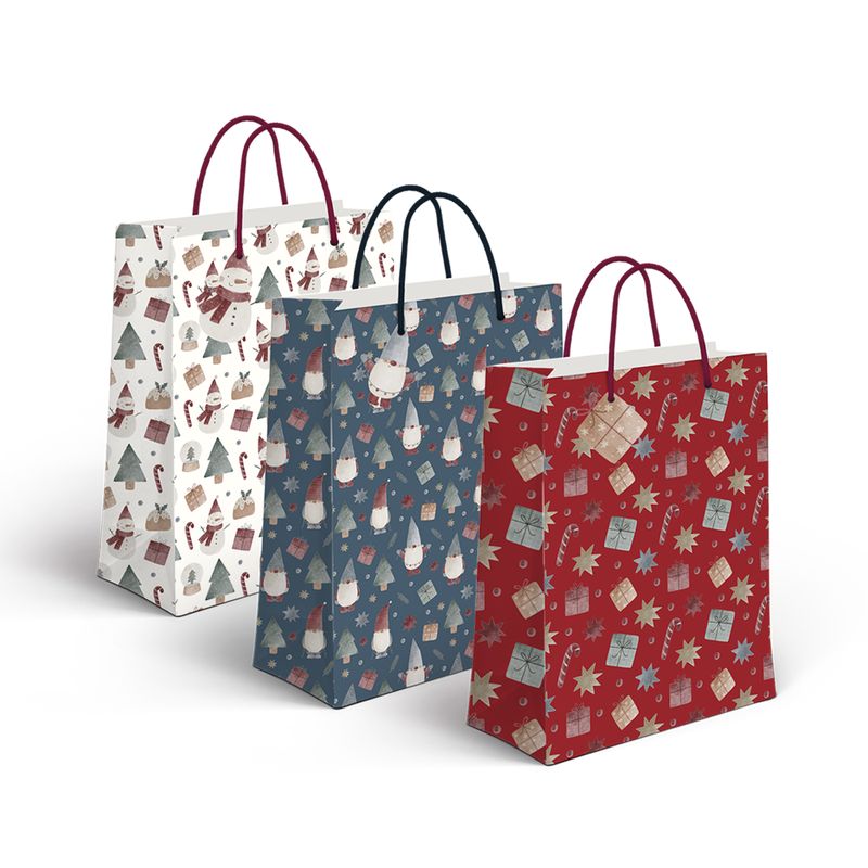 BOLSA PAPEL M NAVIDAD