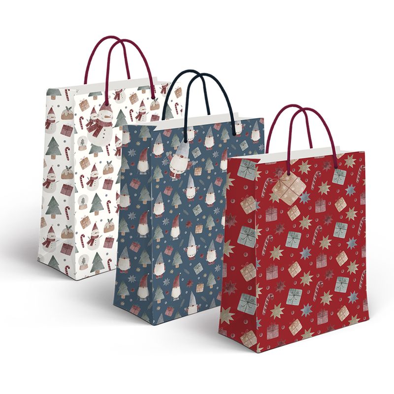 BOLSA PAPEL L NAVIDAD