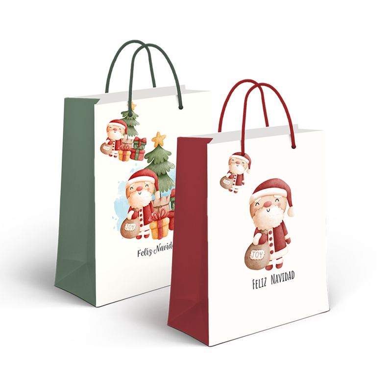 BOLSA PAPEL M NAVIDAD