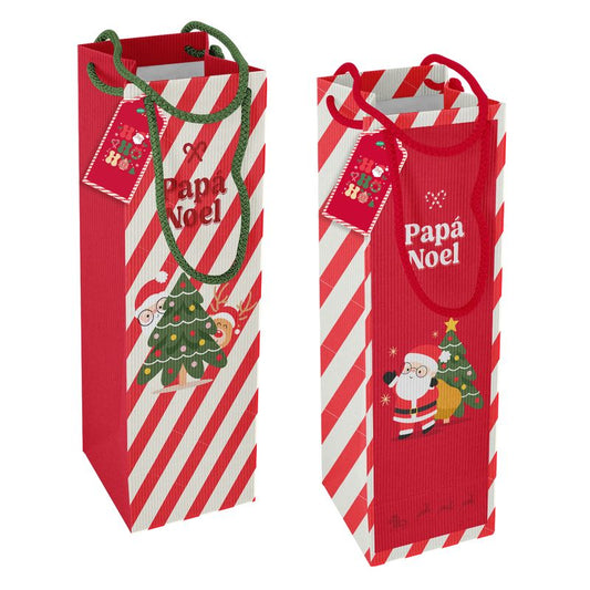 BOLSA VINO PAPA NOEL