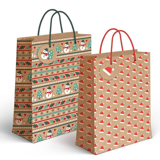 BOLSA PAPEL XL CRAFT NAVIDAD