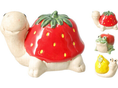 FIGURA DECO ANIMALES FRUTA 14X10CM