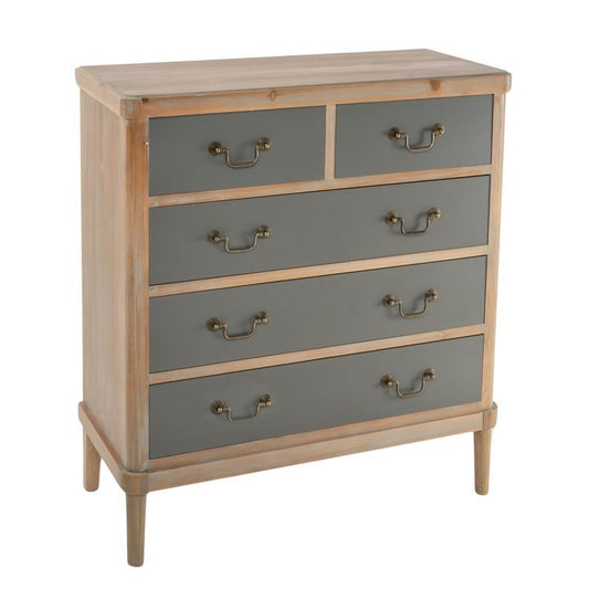 COMODA 4 CAJONES VERDE