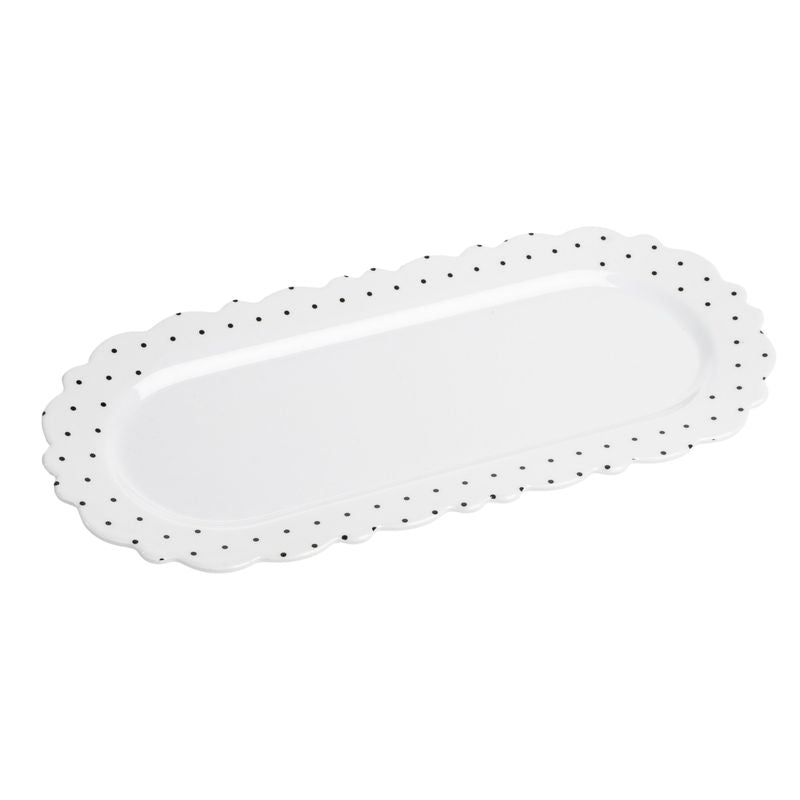 BANDEJA MELAMINA EXCELLENCE TOPOS 38X17CM