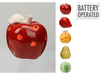 FIGURA DECO FRUTA LED 9X7X7CM