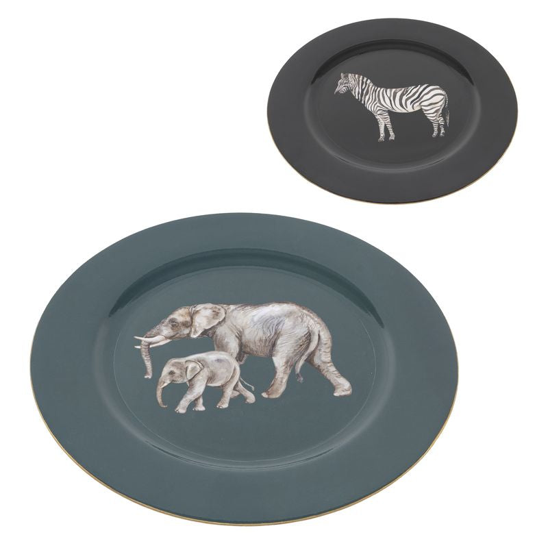 BAJO PLATO CEBRA / ELEFANTE
