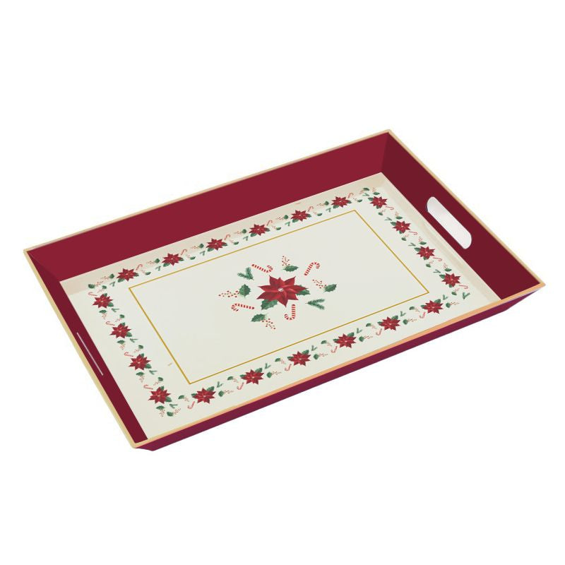 BANDEJA CON ASAS 45X31CM NAVIDAD