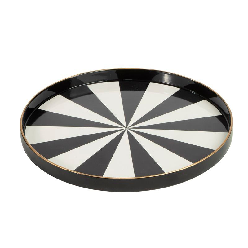 BANDEJA CENTRO BLACK&WHITE 27CM