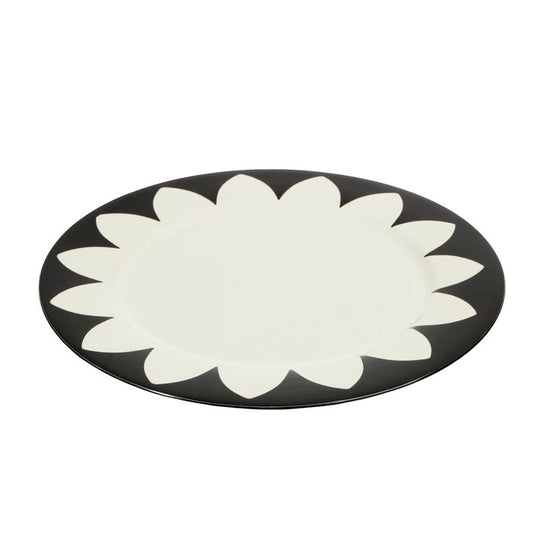 BAJO PLATO BLACK&WHITE 33CM