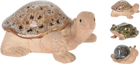 FIGURA DECO ANIMALES PORCELANA 9X11X6