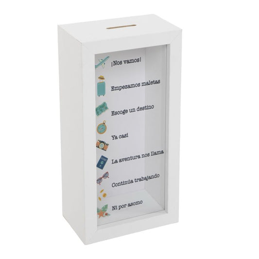 HUCHA DE MADERA VIAJE