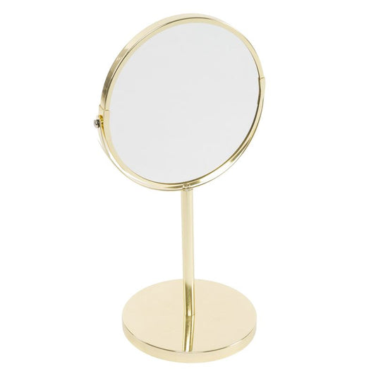 ESPEJO SOBREMESA 2 AUMENTOS DORADO