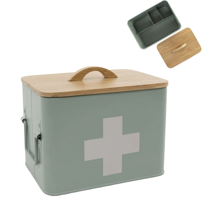 BOTIQUIN M TAPA MADERA VERDE