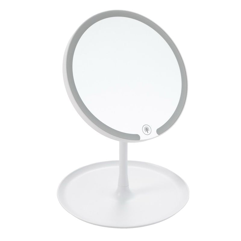 ESPEJO CON LED SOBREMESA CON BASE
