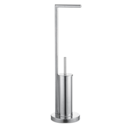 PORTARROLLOS CON ESCOBILLERO ACERO INOX.