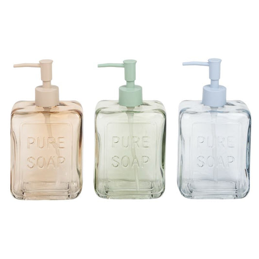 DISPENSADOR JABON CRISTAL 570ML PURE SOAP