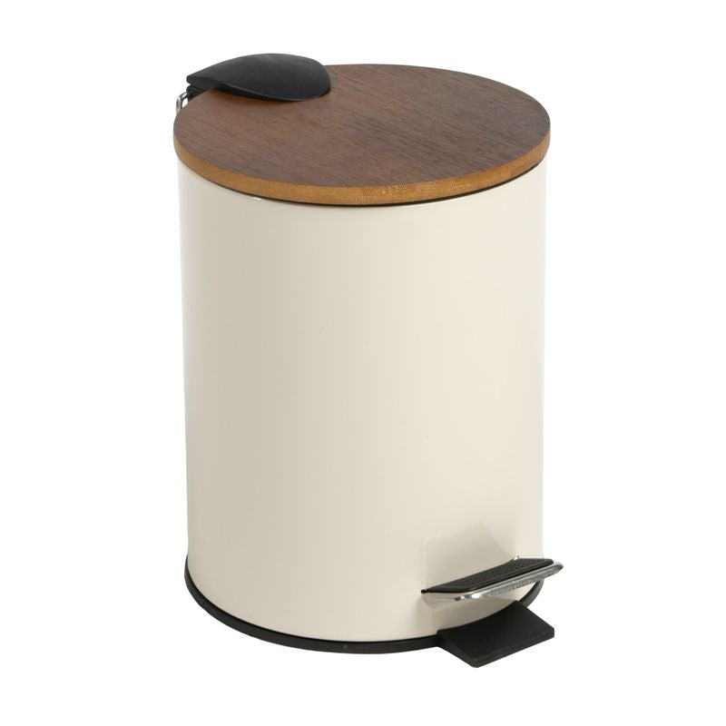 PAPELERA 3L TAPA ACACIA BOIS&TERRE