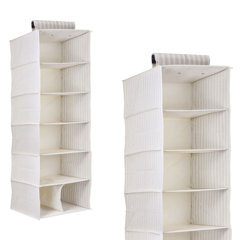 ORGANIZADOR ARMARIO RAYAS BEIGE