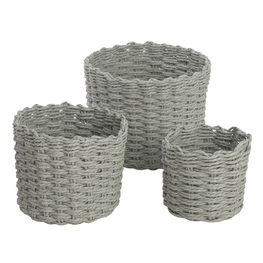 CESTA REDONDA GRIS