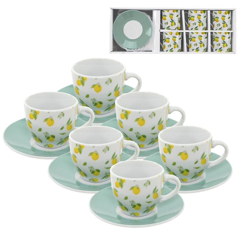 JUEGO CAFE 6X90ML LIMONES