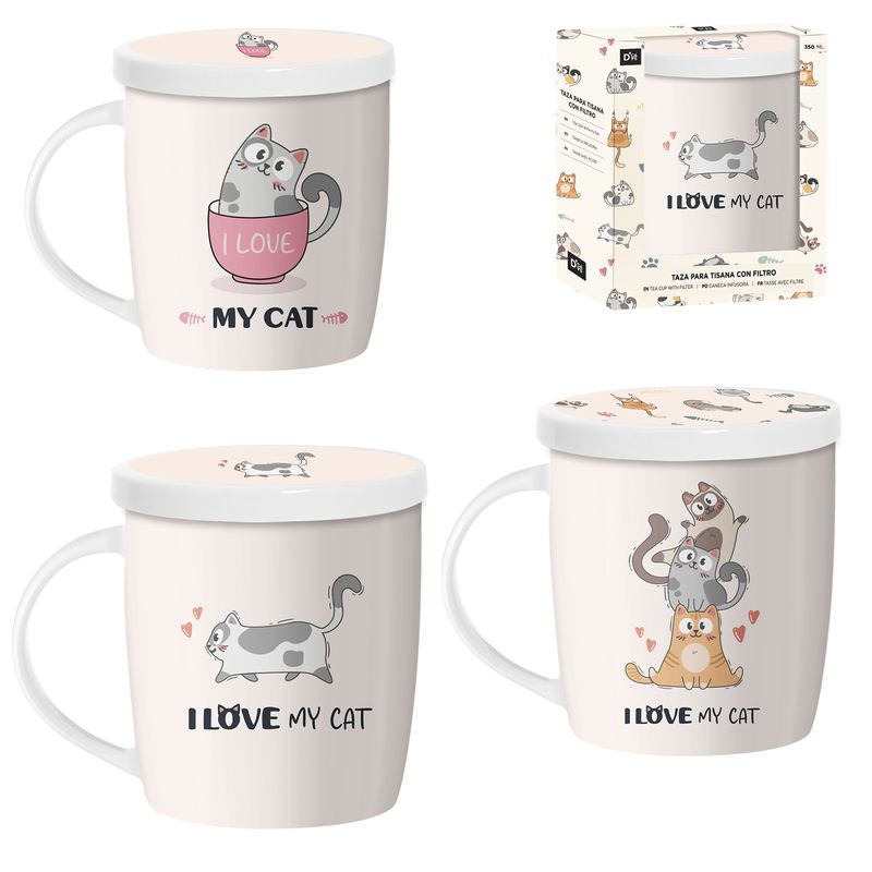 TISANA 350ML CON FILTRO MASCOTAS