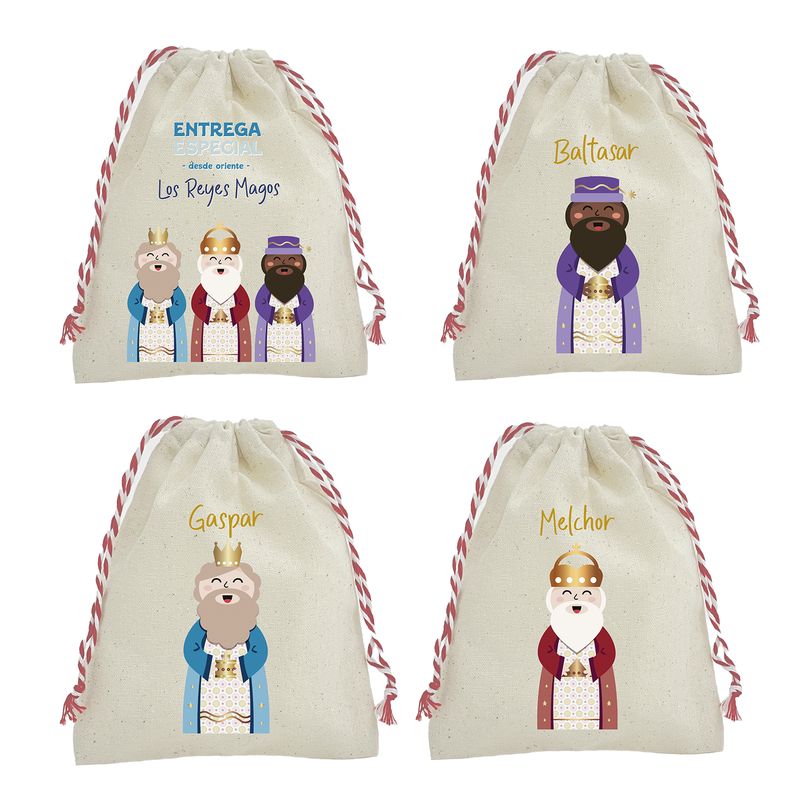 BOLSA ALGODON REYES MAGOS