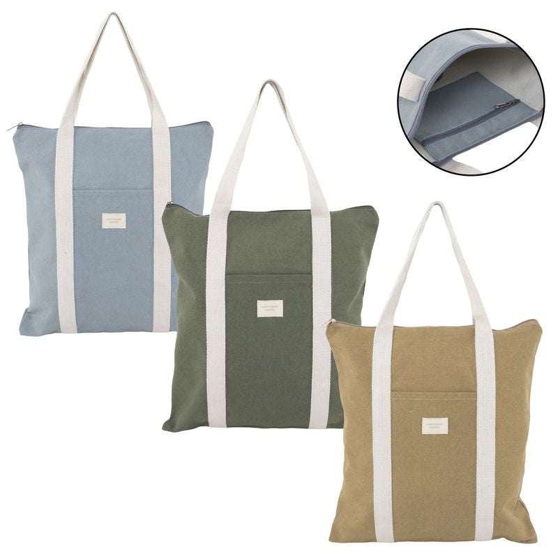 BOLSA ALGODON CREMALLERA Y BOLSILLO INTERIOR CHLOE