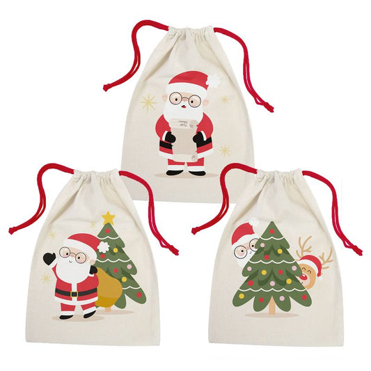 BOLSA ALGODON M PAPA NOEL