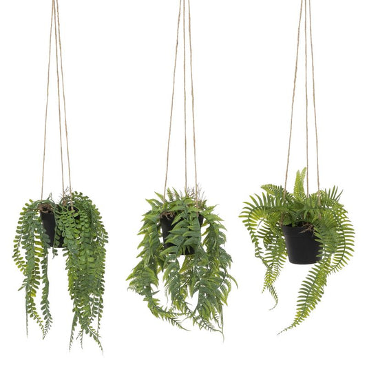 PLANTA ARTIFICIAL MACETA COLGANTE
