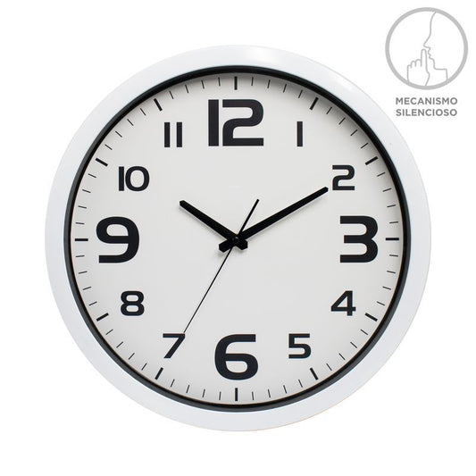 RELOJ 40CM BLANCO