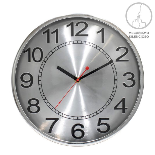 RELOJ 30CM DIAL INOX