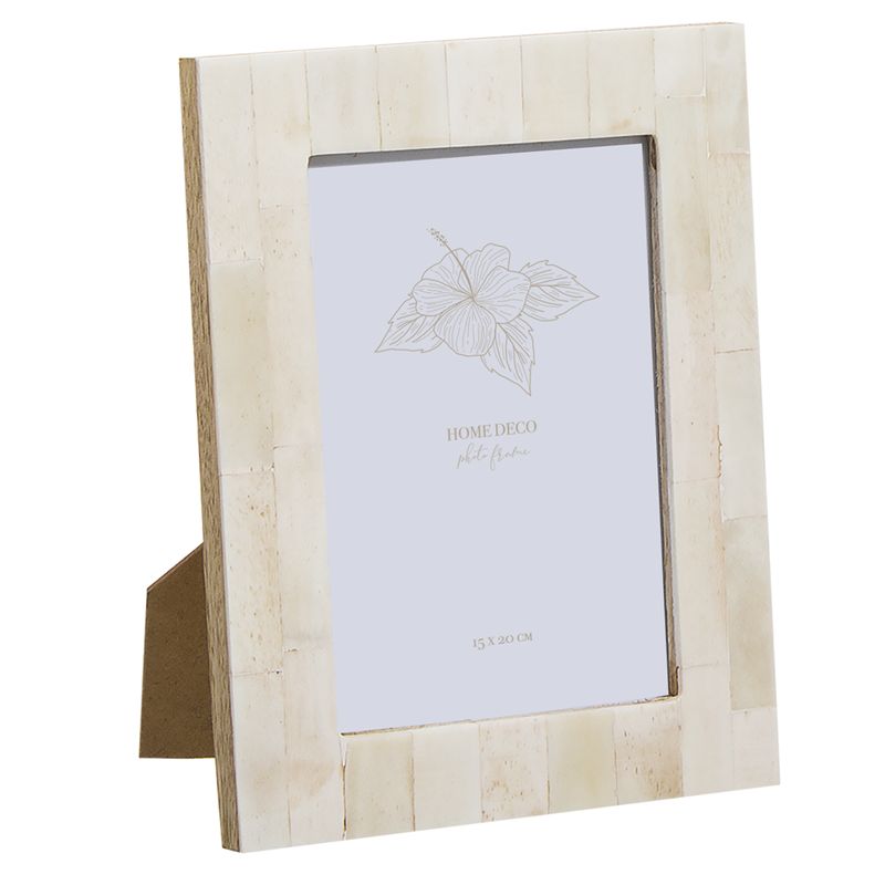 PORTAFOTOS HUESO 15X20CM