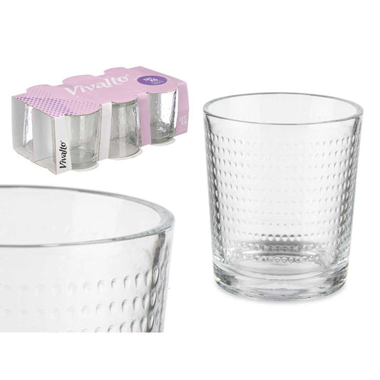 SET 6 VASOS 265ML PUNTOS