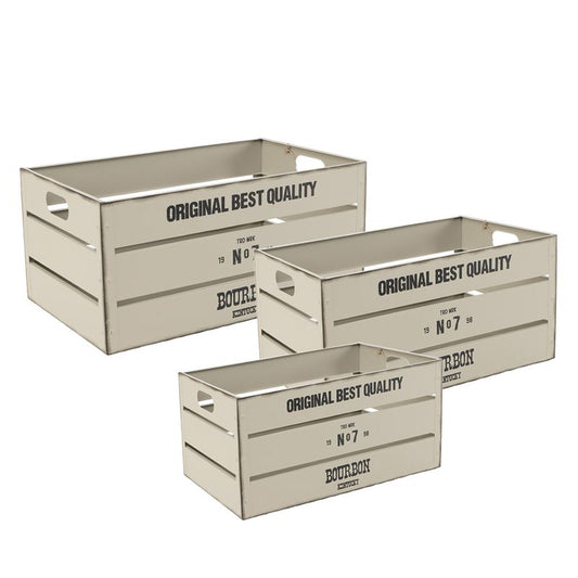 CAJA DE METAL BLANCO