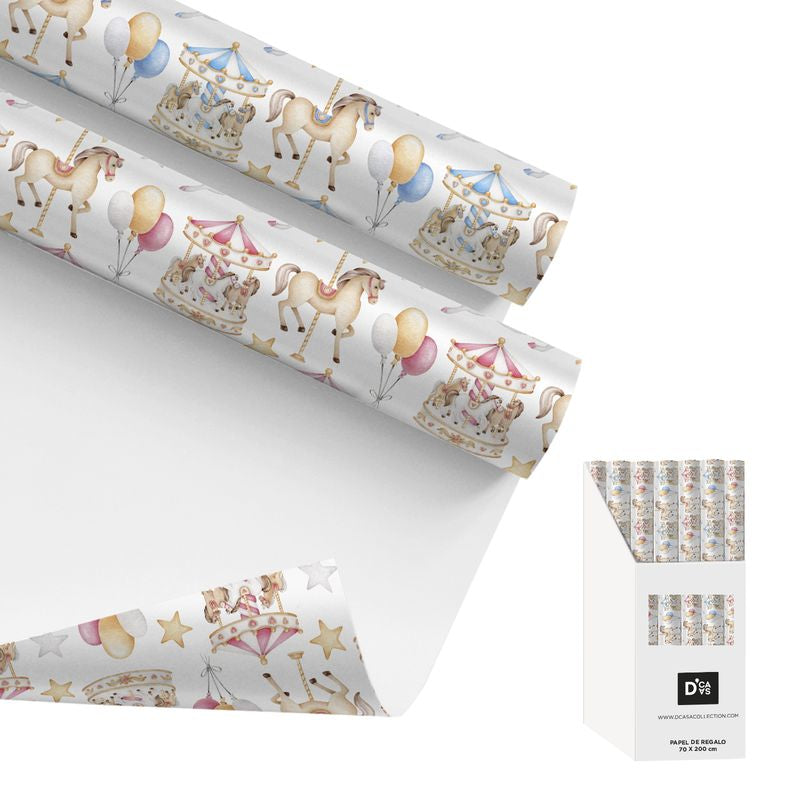 PAPEL REGALO 200X70CM TIOVIVO BEBE