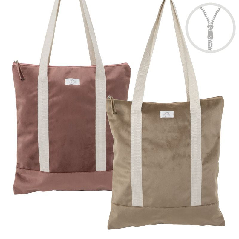 BOLSA CON CREMALLERA TERCIOPELO CLAUDIA