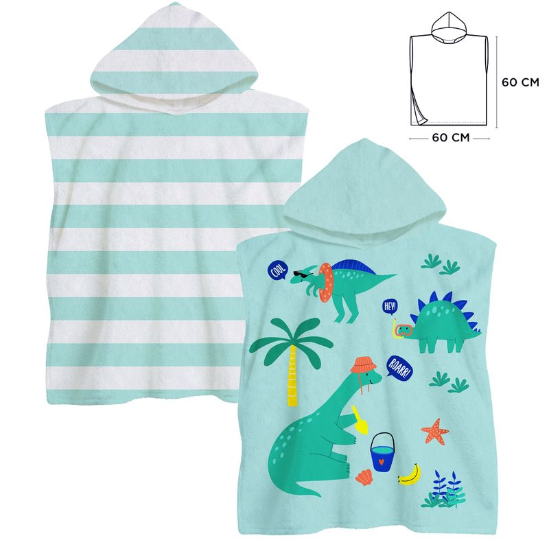 PONCHO MICROFIBRA INFANTIL TALLA UNICA 3-7 AÑOS NIÑO
