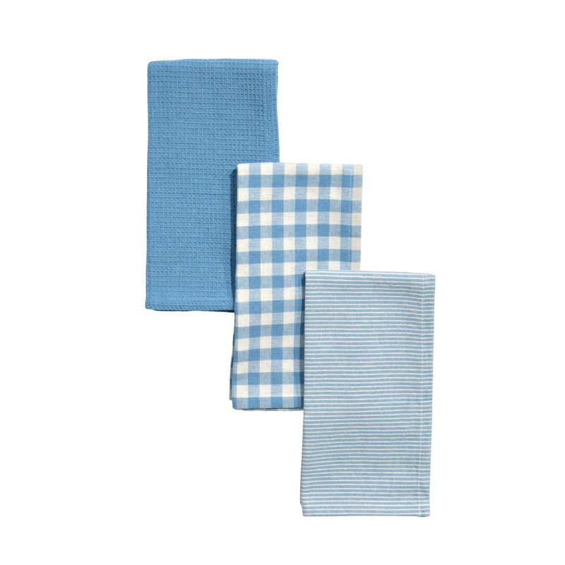 JUEGO DE 3 PAÑOS AZUL