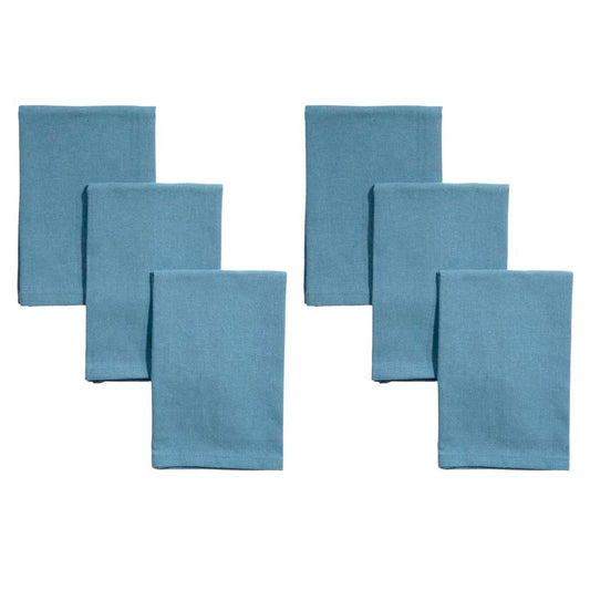 JUEGO DE 6 SERVILLETAS AZUL