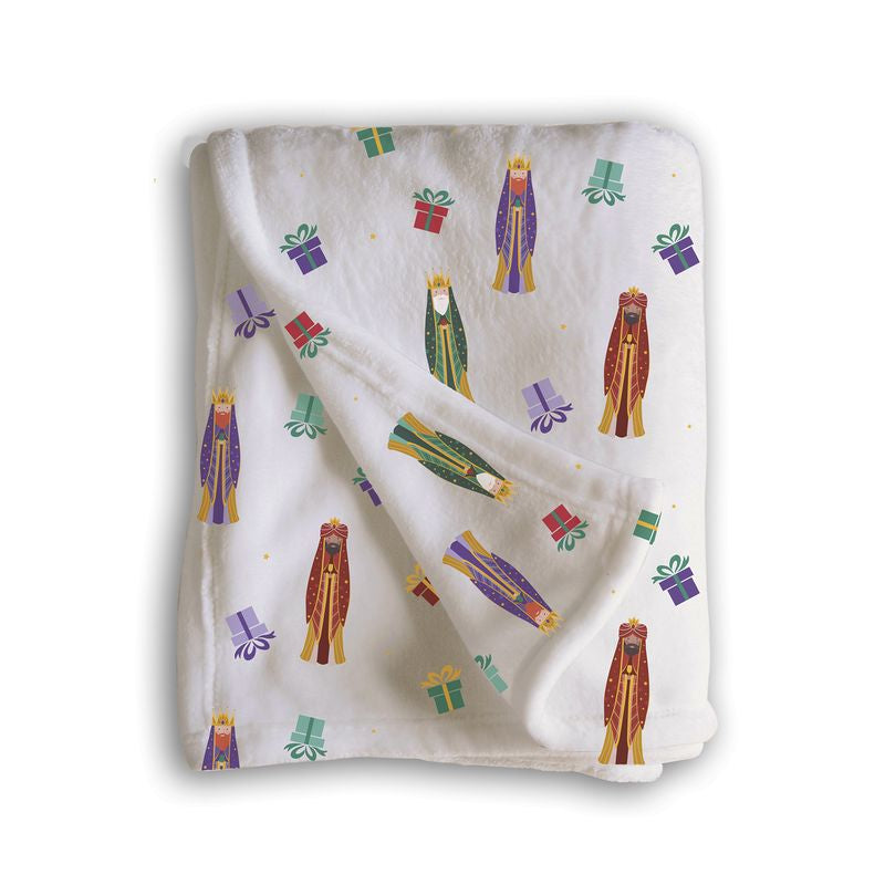 MANTA 125X150CM MICROFIBRA REYES MAGOS