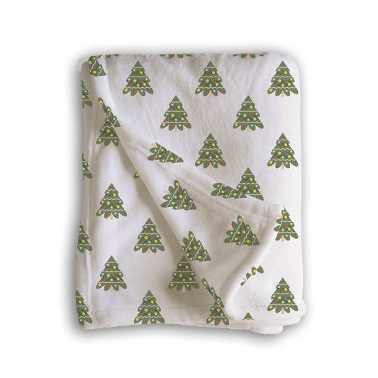 MANTA 125X150CM MICROFIBRA ARBOLES NAVIDAD