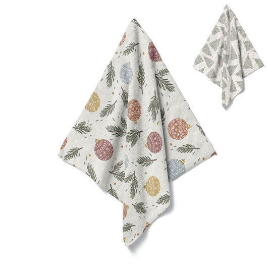 PAÑO COCINA 35X50CM MICROFIBRA NAVIDAD