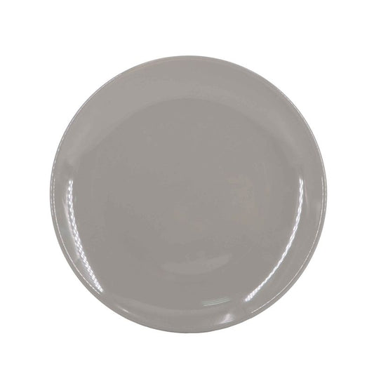PLATO POSTRE 19CM LISO GRIS