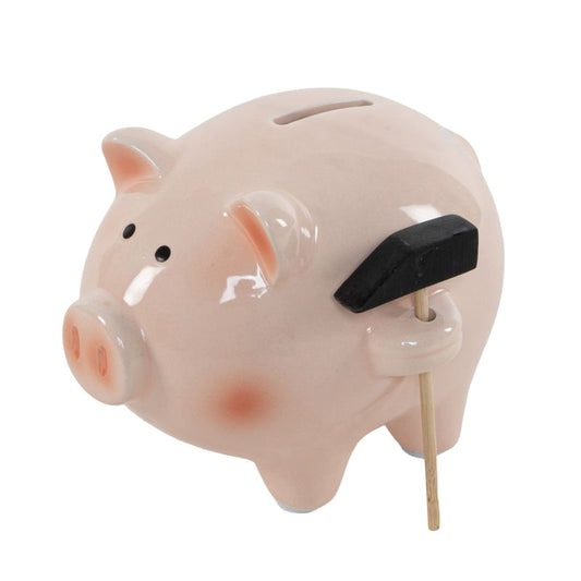 HUCHA CERDO CON MARTILLO