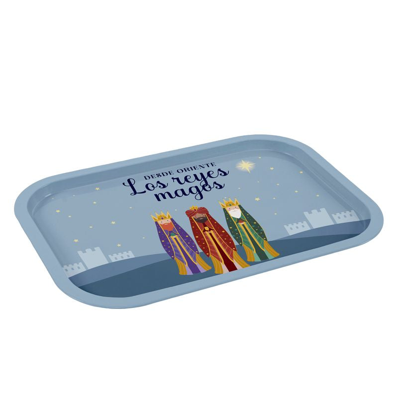 BANDEJA METAL 40X28,5 REYES MAGOS