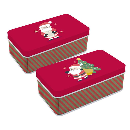 CAJITA METAL PAPA NOEL