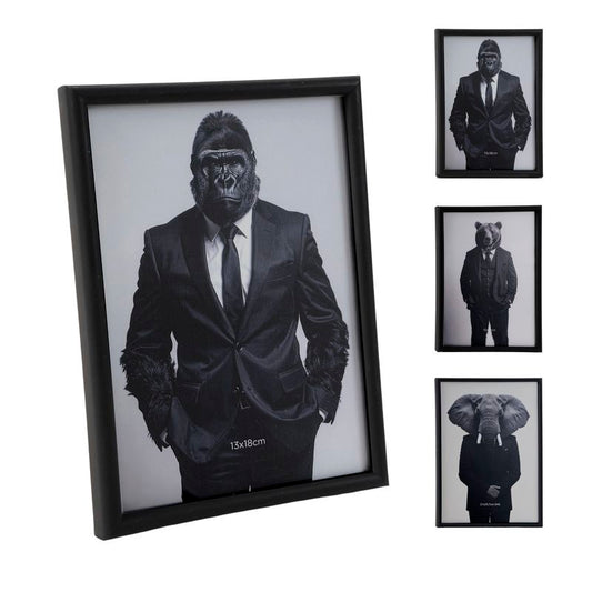 PORTAFOTOS ANIMAL NEGRO 13X18CM