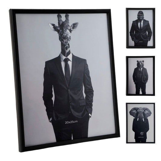 PORTAFOTOS ANIMAL NEGRO 20X25CM