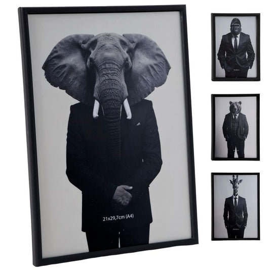 PORTAFOTOS ANIMAL NEGRO A4 21X29,7CM